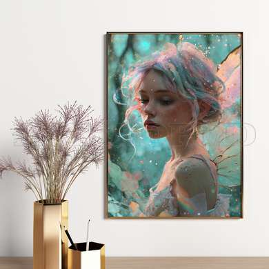 Poster - Elful magic, 60 x 90 см, Poster inramat pe sticla, Glamour