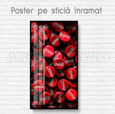 Poster - Coca cola, 30 x 60 см, Panza pe cadru, Diverse