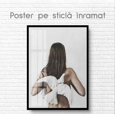 Poster - Porumbelul alb, 30 x 45 см, Panza pe cadru