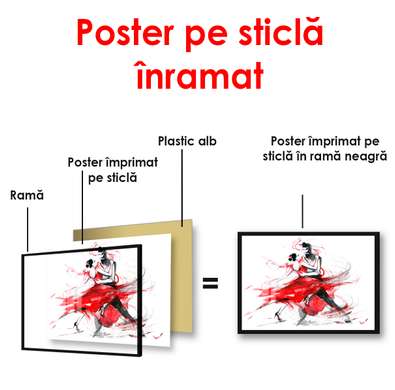 Poster - Tango, 90 x 60 см, Poster înrămat