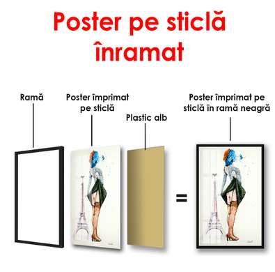 Poster - Sărbători franceze, 60 x 90 см, Poster înrămat