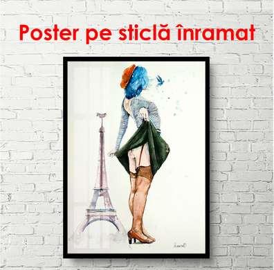Poster - French holidays, 60 x 90 см, Framed poster, Different