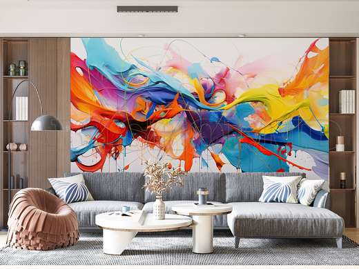 Wall mural - Color fight