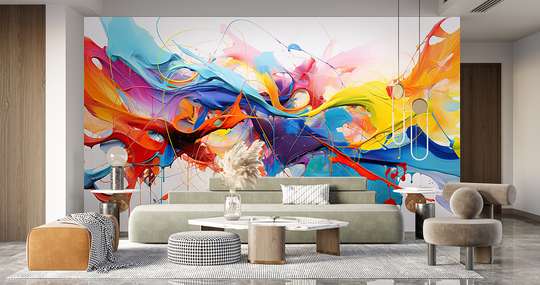 Wall mural - Color fight