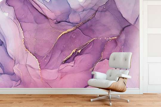 Wall Mural - Purple world