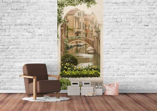 Wall Mural - Ancient courtyard in Venice.