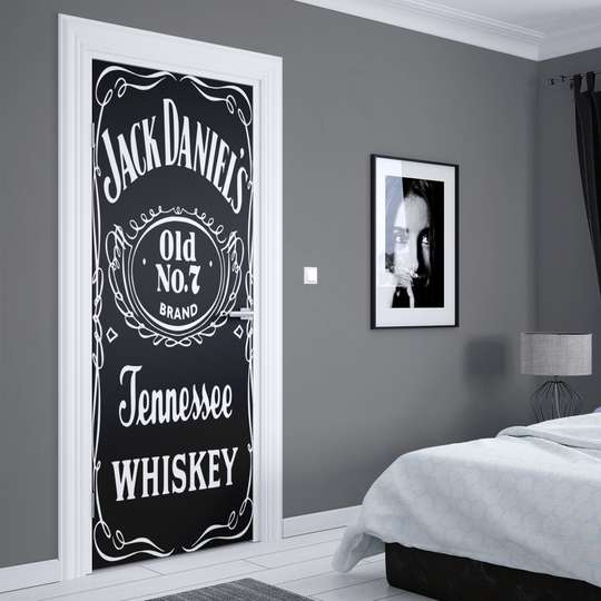 Stickere 3D pentru uși, Jack Daniels, 80 х 200