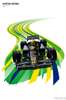 Poster - Formula 1 on the green stripe, 60 x 90 см, Framed poster on glass, Transport