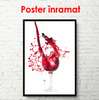 Poster - Stropirea vinului, 60 x 90 см, Poster inramat pe sticla, Minimalism