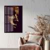 Poster - The pensive girl, 30 x 60 см, Framed poster, Famous People