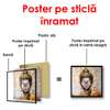 Постер - Портрет Будды, 100 x 100 см, Постер в раме, Разные