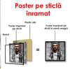 Poster - Portretul lui Cristiano Ronaldo, 40 x 40 см, Panza pe cadru