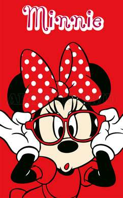 Poster - Mickey și Minnie Mouse, 60 x 90 см, Poster inramat pe sticla, Seturi