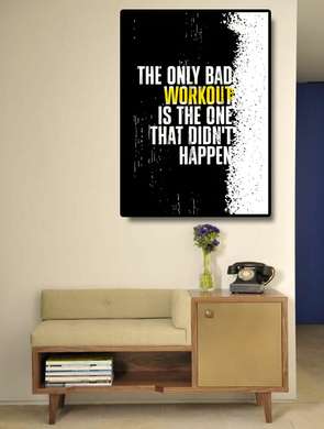 Poster - Read in English, 60 x 90 см, Framed poster on glass, Quotes