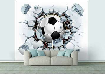 Wall Mural - Soccer ball.