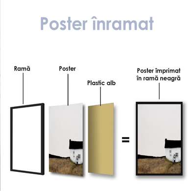 Poster - Parental home, 30 x 45 см, Canvas on frame