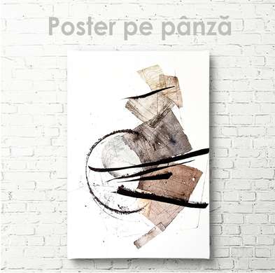 Постер - Кто что видит, 60 x 90 см, Постер на Стекле в раме, Абстракция