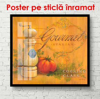 Постер - Абстрактный постер, 100 x 100 см, Постер в раме, Прованс