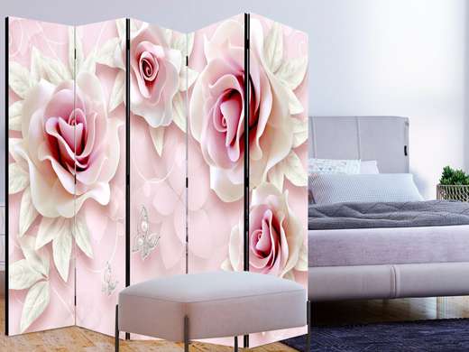 Screen - Pink roses on a pink background, 7