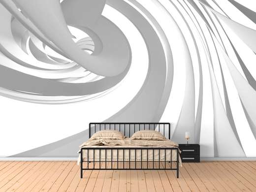 3D Wallpaper - White chaos