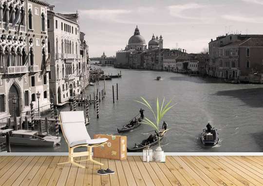 Фотообои - Гондолы в Венеции