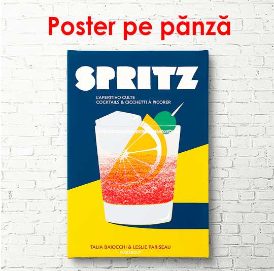 Poster - Băutură de vară, 30 x 45 см, Panza pe cadru
