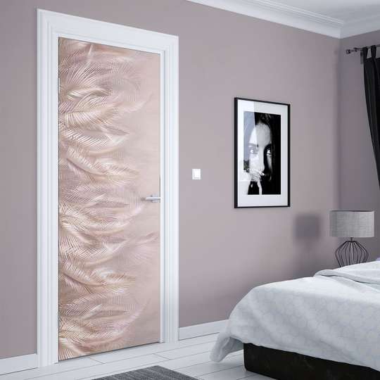 Stickere 3D pentru uși, Frunze de palmier, 60 x 90cm