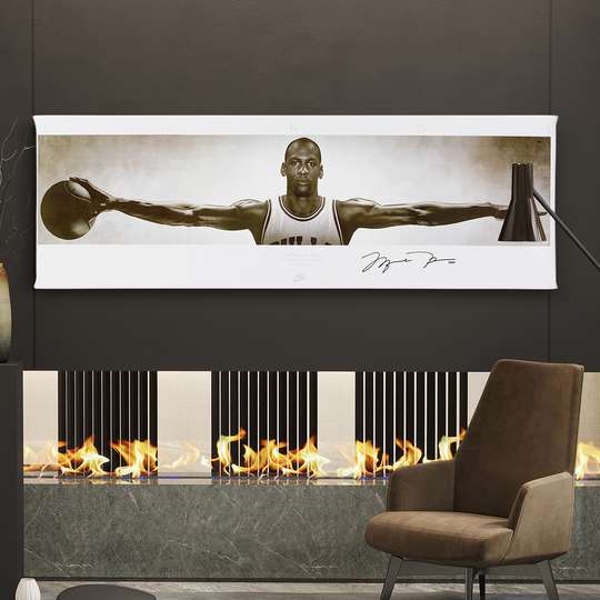 Постер - Михаель Гордон, 90 x 30 см, Холст на подрамнике, Спорт