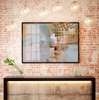 Poster - Vintage wood texture, 90 x 60 см, Framed poster, Abstract