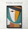Poster - Abstract face 2, 30 x 45 см, Canvas on frame, Abstract