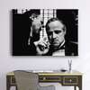 Poster - The Godfather, 90 x 60 см, Poster inramat pe sticla, Persoane Celebre