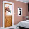 3D door sticker, Beautiful horse, 60 x 90cm, Door Sticker