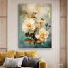 Poster - Roses in vintage style, 30 x 45 см, Canvas on frame, Flowers