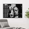 Poster - The Godfather, 90 x 60 см, Framed poster on glass, Famous People