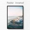 Poster - Waves, 60 x 90 см, Framed poster on glass, Marine Theme