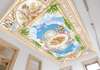 Wall Mural - For the ceiling in a classic style.