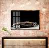 Poster - Retro Mercedes, 90 x 60 см, Framed poster, Transport
