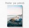 Poster - Waves, 60 x 90 см, Framed poster on glass, Marine Theme