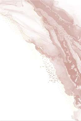 Постер - Розовая абстракция, 60 x 90 см, Постер на Стекле в раме, Наборы