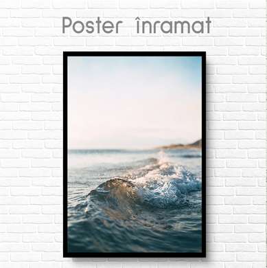 Poster - Valurile, 30 x 45 см, Panza pe cadru