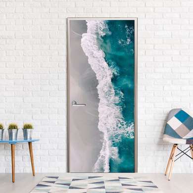3D door sticker, Sea, 60 x 90cm, Door Sticker