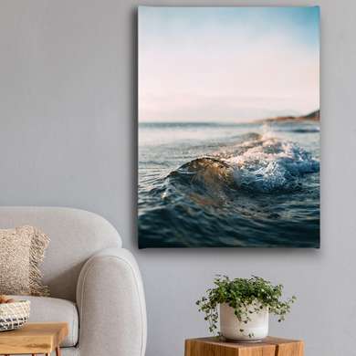 Poster - Waves, 30 x 45 см, Canvas on frame
