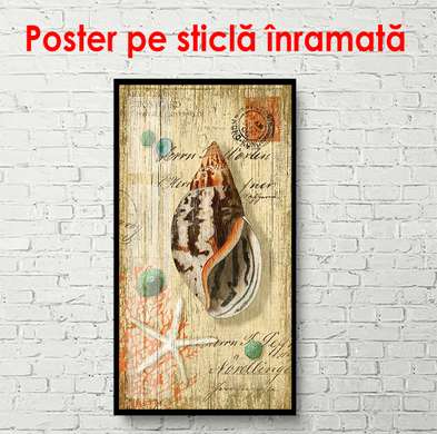 Poster - Cochilia, 45 x 90 см, Poster inramat pe sticla