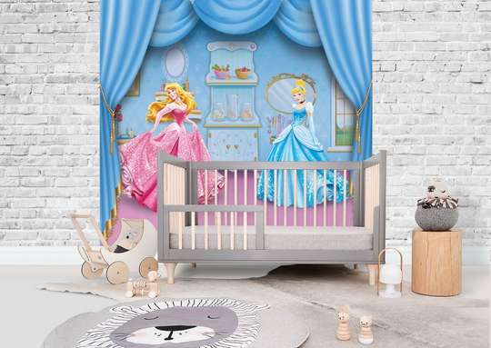 Wall Mural - Belle and Cinderella
