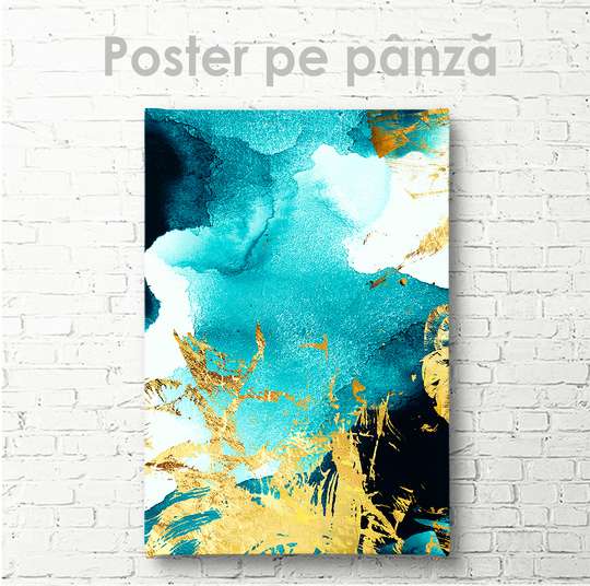 Poster - Glass crystal, 60 x 90 см, Framed poster, Abstract
