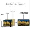 Poster - Panoramic landscape, 90 x 30 см, Canvas on frame