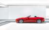 Постер - Красный кабриолет, 90 x 45 см, Постер на Стекле в раме, Транспорт