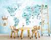 Nursery Wall Mural - Map with attractions and animals