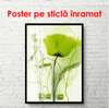 Poster - Green flower, 60 x 90 см, Framed poster, Provence