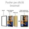 Poster - Pictură decorativă strălucitoare, 60 x 90 см, Poster inramat pe sticla, Abstracție